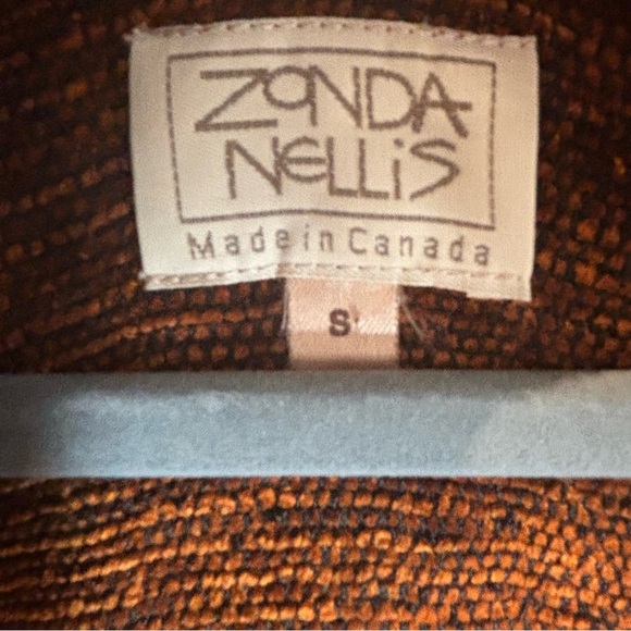 ZONDA NELLIS Sz S Oversized Textured Metallic Open Cardigan Colour Lagenlook - Picture 2 of 9